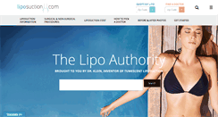Desktop Screenshot of liposuction.com