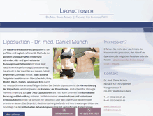 Tablet Screenshot of liposuction.ch